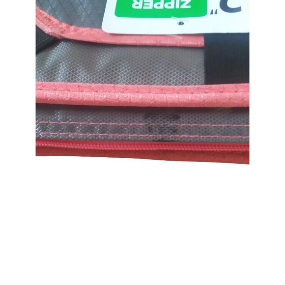 Mead Five Star Zipper Binder Black Pink Edge 2 Inch File Pocket Binder - Picture 10 of 11